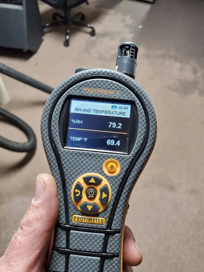 Moisture meter humidity assessment for Mold Remediation & Removal in Crystal